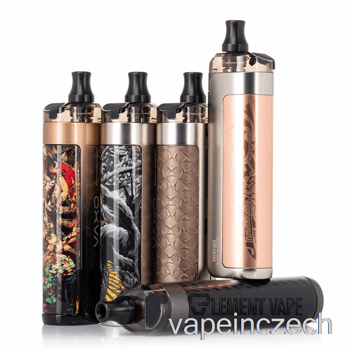 Oxva Origin Mini 40w Pod Mod Kit černé Emboss Vape Pero